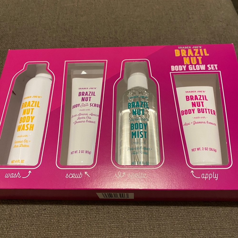 Trader Joe’s Brazil Nut body set NIB